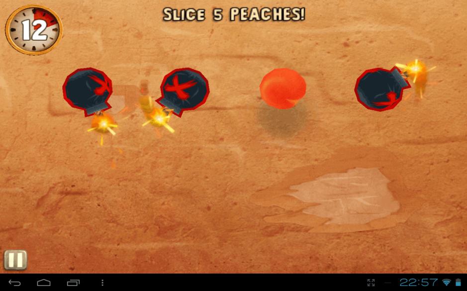 Скриншот #3 из игры Fruit Ninja: Puss in Boots