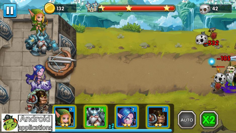 Скриншот #6 из игры Defender Heroes: Castle Defense TD