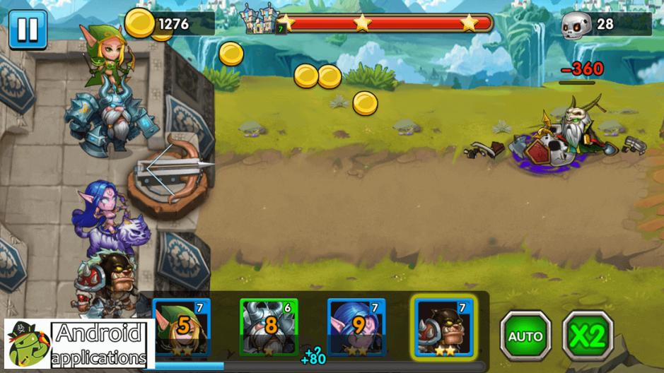 Скриншот #7 из игры Defender Heroes: Castle Defense TD