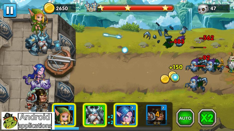 Скриншот #9 из игры Defender Heroes: Castle Defense TD