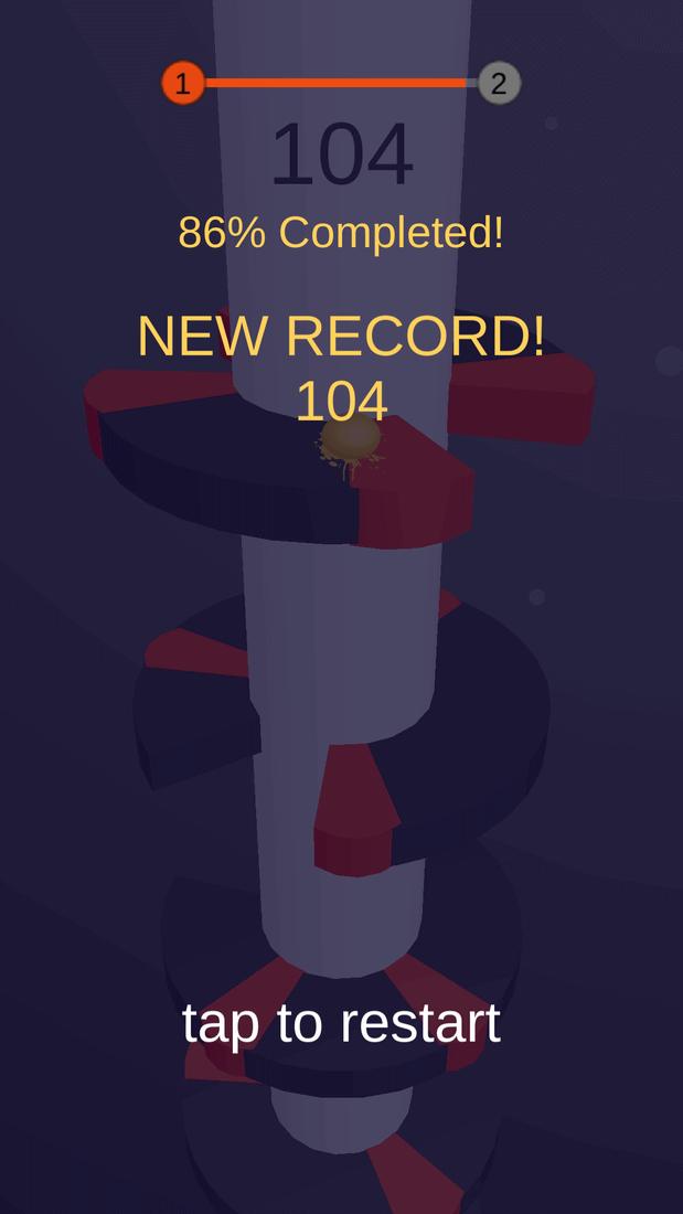 Скриншот #2 из игры Helix Jump