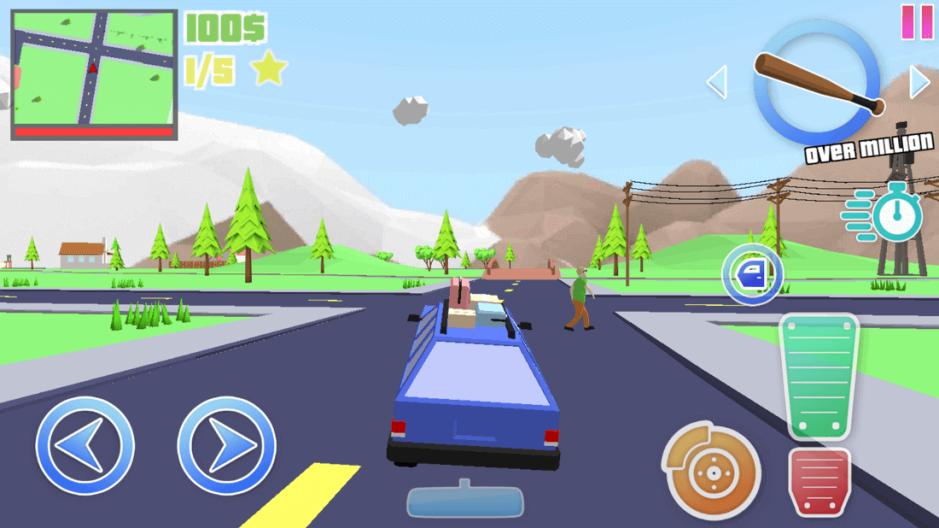 Скриншот #4 из игры Dude Theft Wars: Open World Sandbox