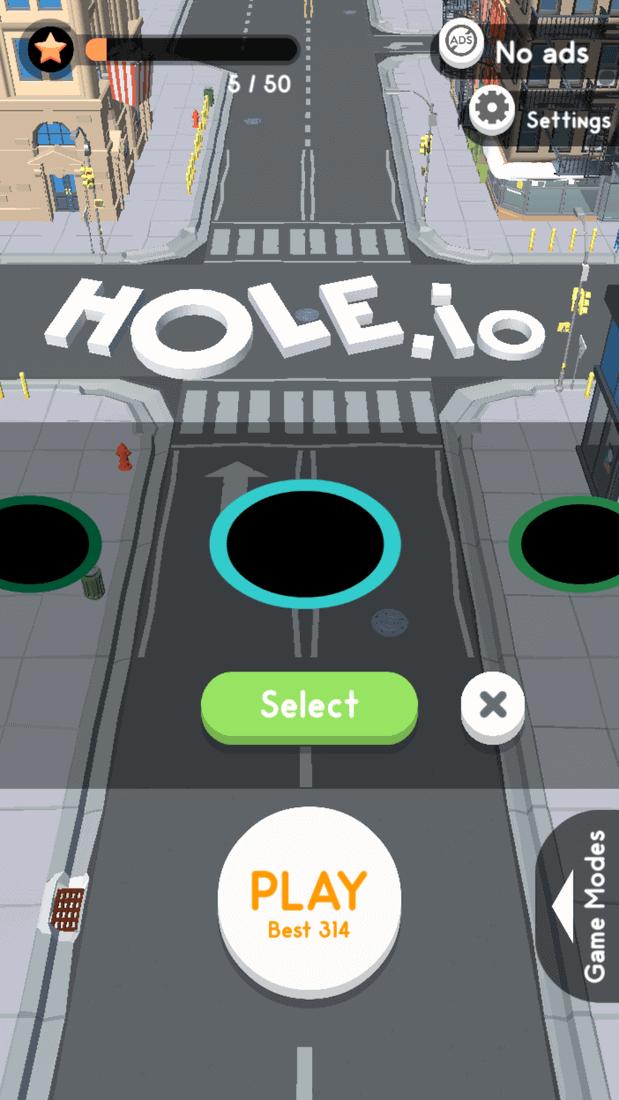 Скриншот #7 из игры Hole.io