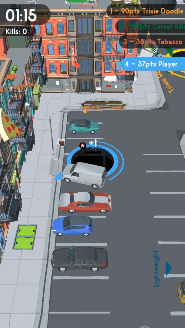 Скриншот #3 из игры Hole.io