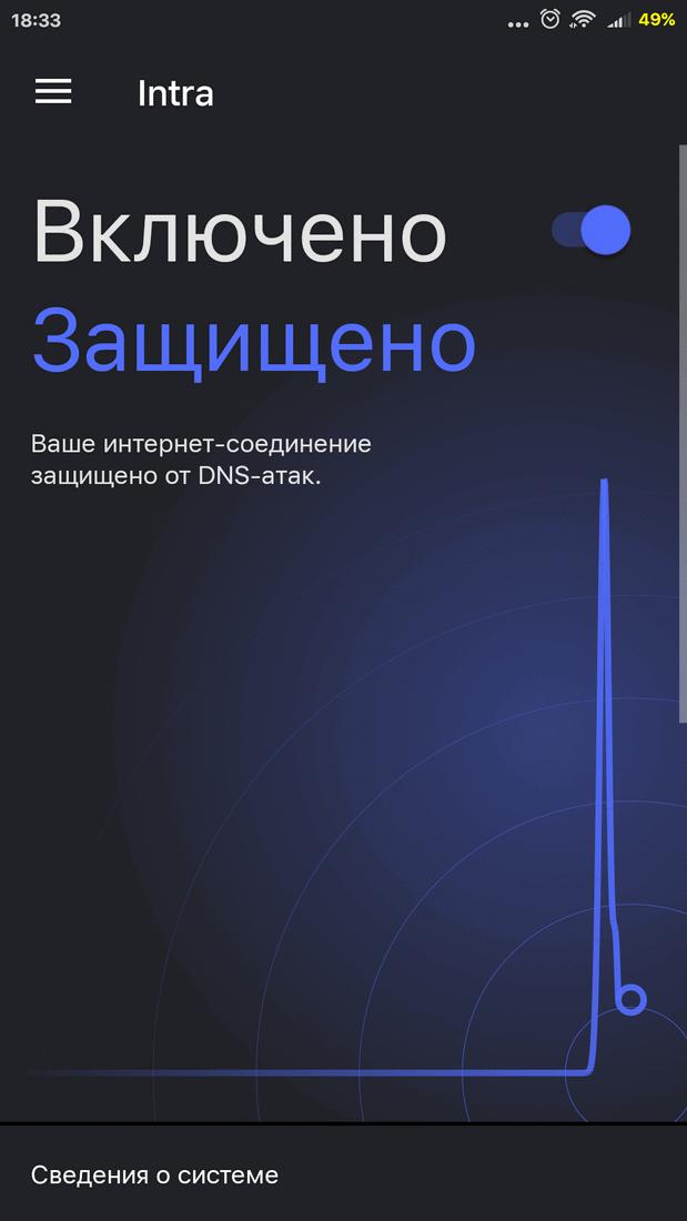 Скриншот #1 из программы Intra