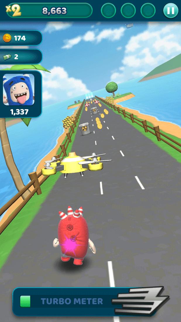 Скриншот #4 из игры Oddbods Turbo Run