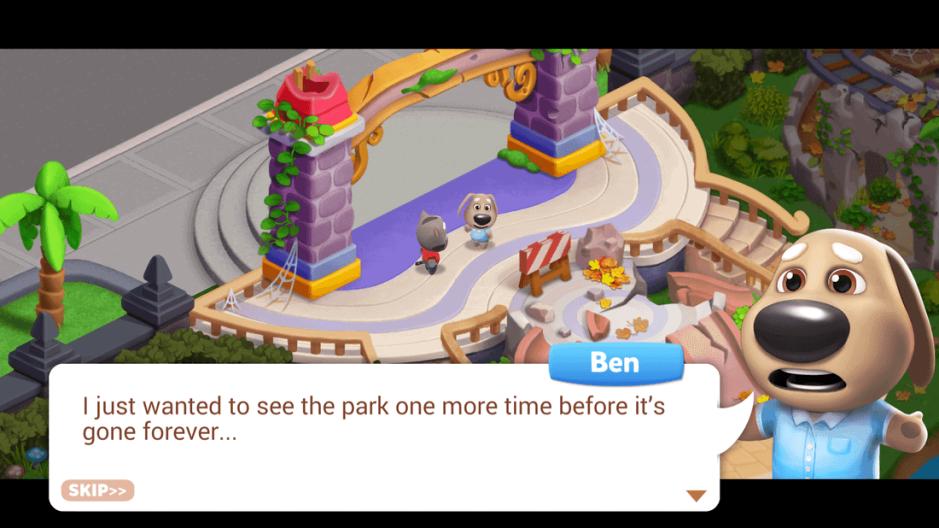 Скриншот #3 из игры Talking Tom Fun Fair