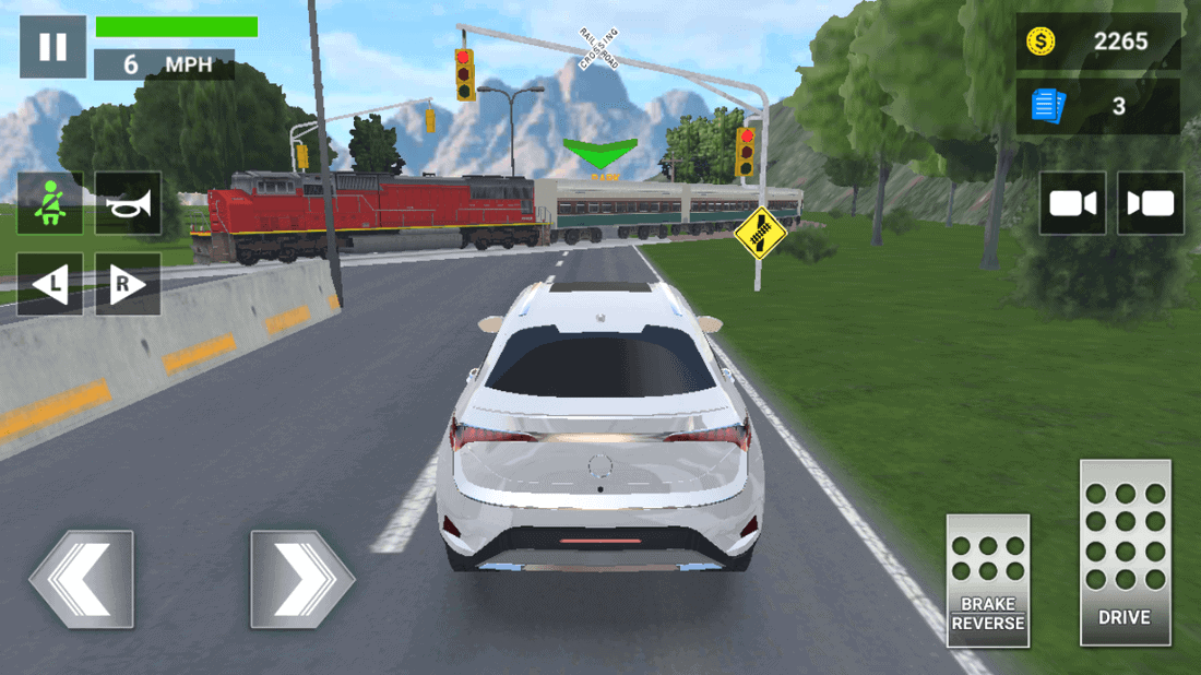 Игра Drive Academy 2. Уроки гоночного вождения. Игра симулятор машины езда по городам.