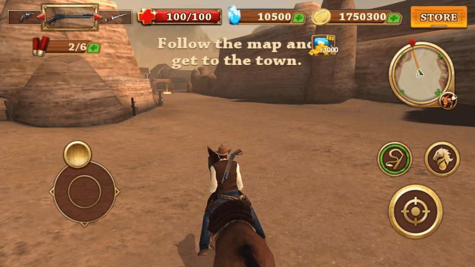Скриншот #2 из игры Cowboy Gun War