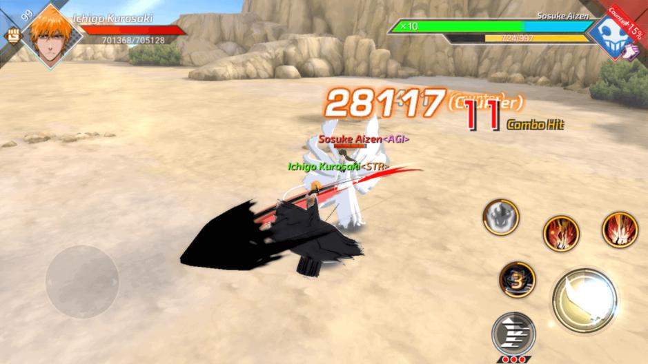 Скриншот #4 из игры BLEACH Mobile 3D