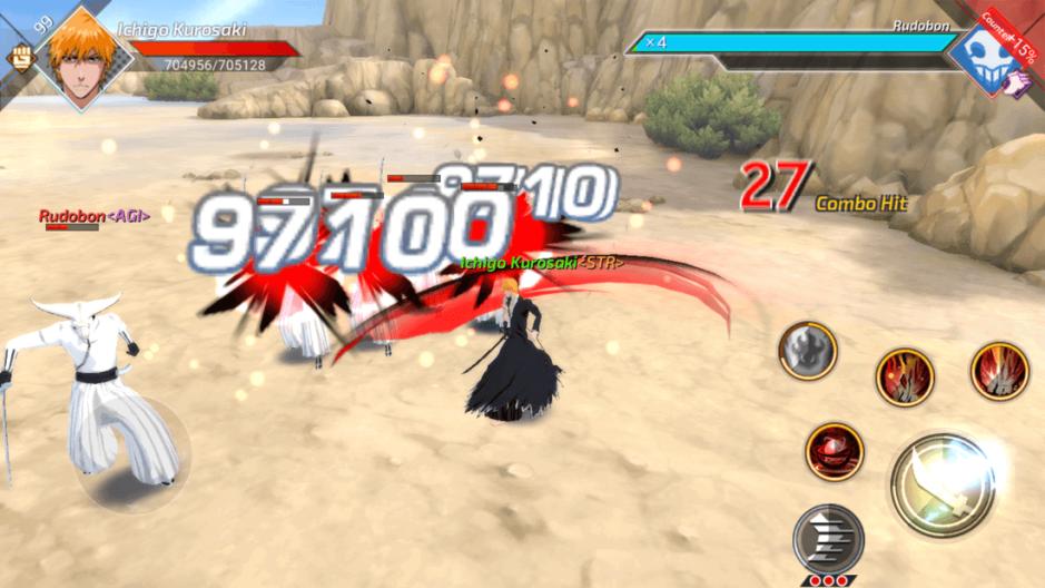 Скриншот #2 из игры BLEACH Mobile 3D