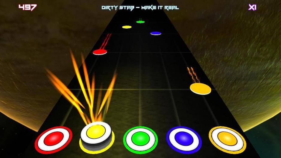 Скриншот #3 из игры Dubstep Hero