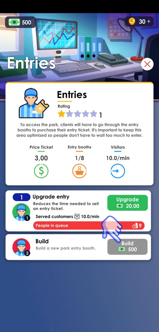 Скриншот #5 из игры Idle Theme Park Tycoon - Recreation Game