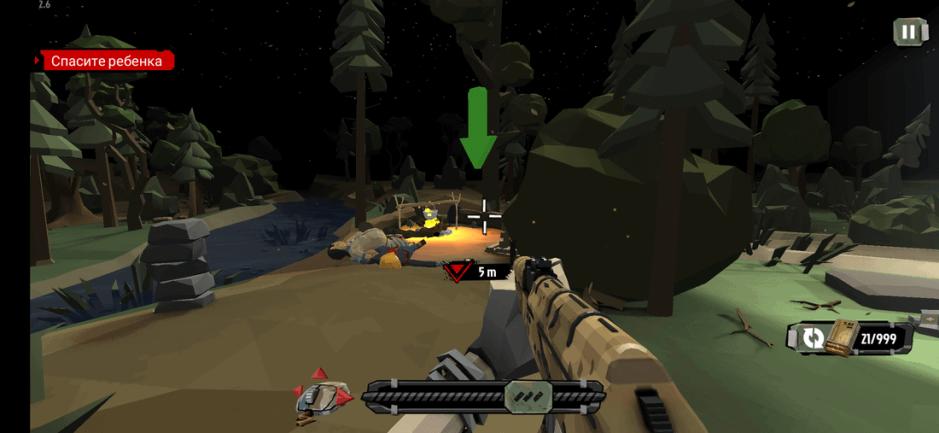 Скриншот #2 из игры The Walking Zombie 2: Zombie shooter