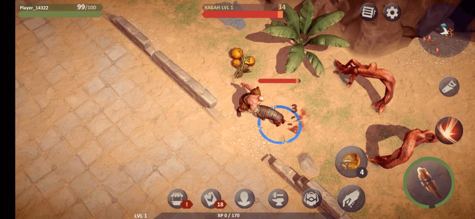 Скриншот #3 из игры Exile Survival – Выживи и отомсти Богам