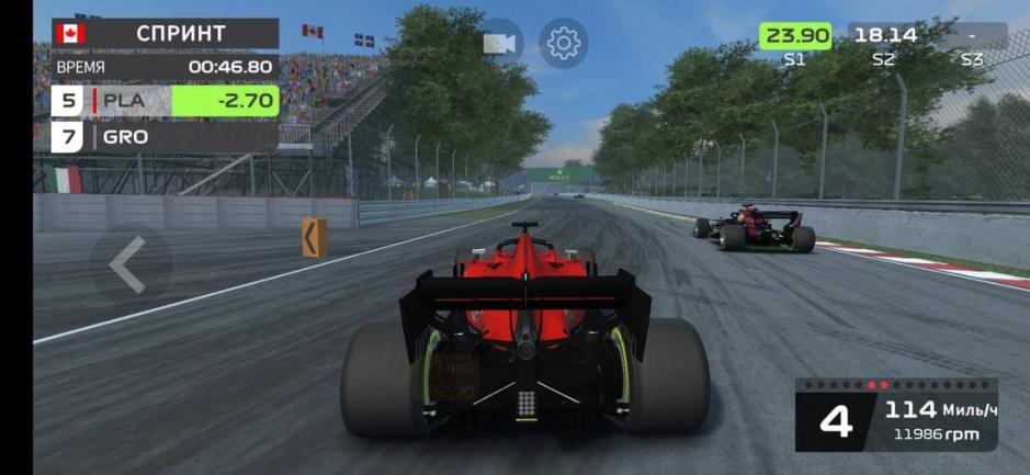 Скриншот #5 из игры F1 Mobile Racing