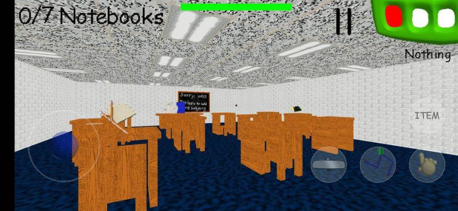 Скриншот #3 из игры Baldi's Basics Classic