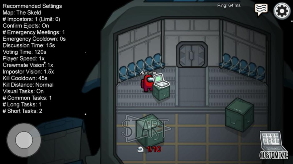 Скриншот #1 из игры Among Us