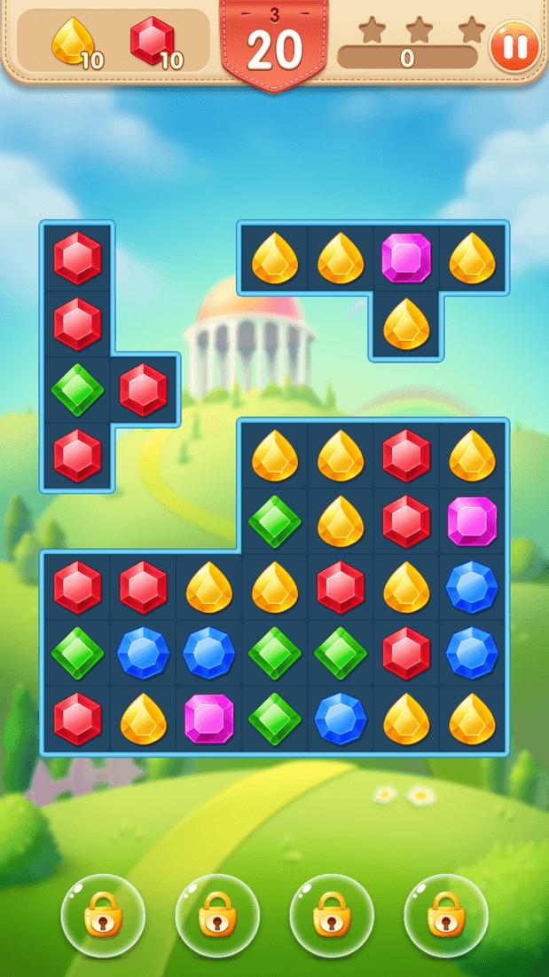 Скриншот #6 из игры Jewel Hunter: три в ряд игры без интернета