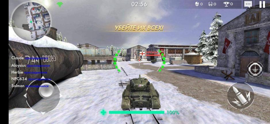 Скриншот #2 из игры Tank Warfare: PvP Blitz Game