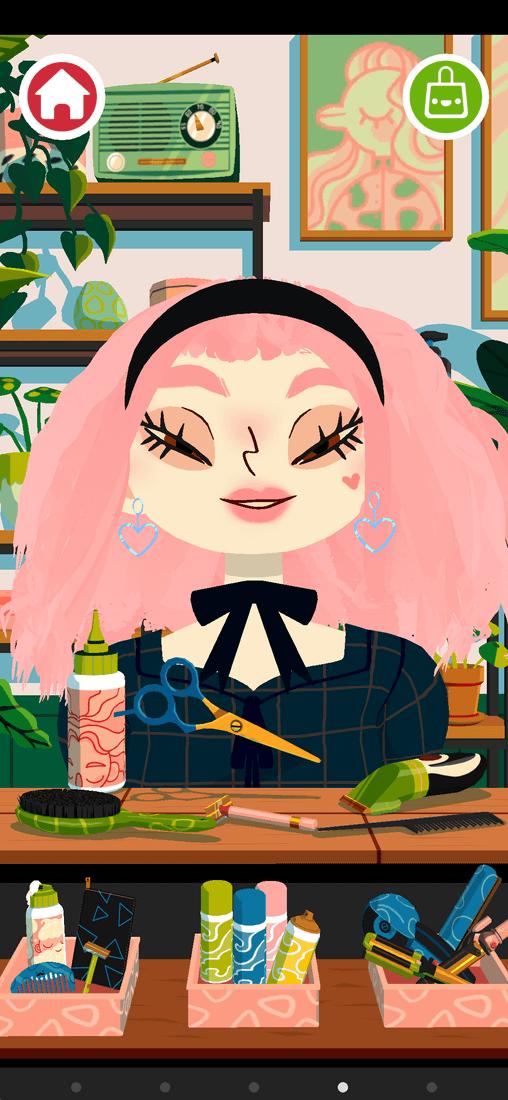 Скриншот #2 из игры Toca Hair Salon 4