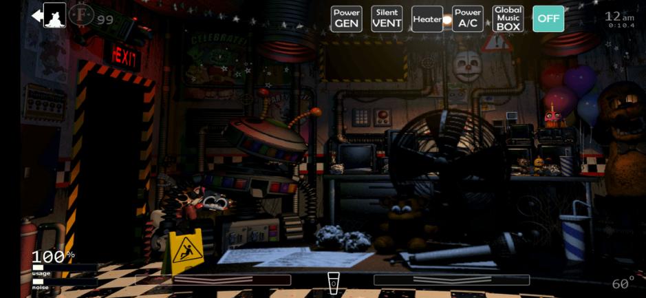Скриншот #1 из игры Ultimate Custom Night - FNAF 7