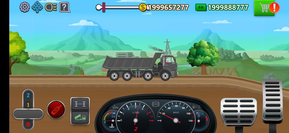 Скриншот #3 из игры Дальнобойщики 2D грузовик симулятор
