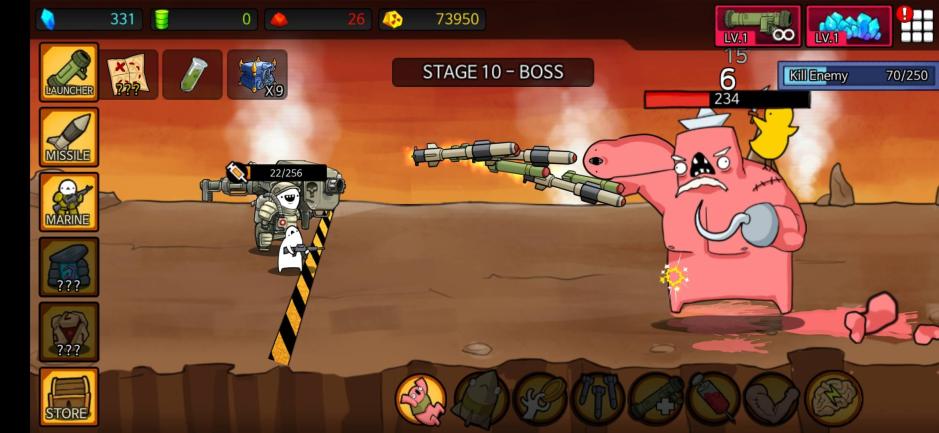 Скриншот #5 из игры Missile Dude RPG: Offline tap tap hero