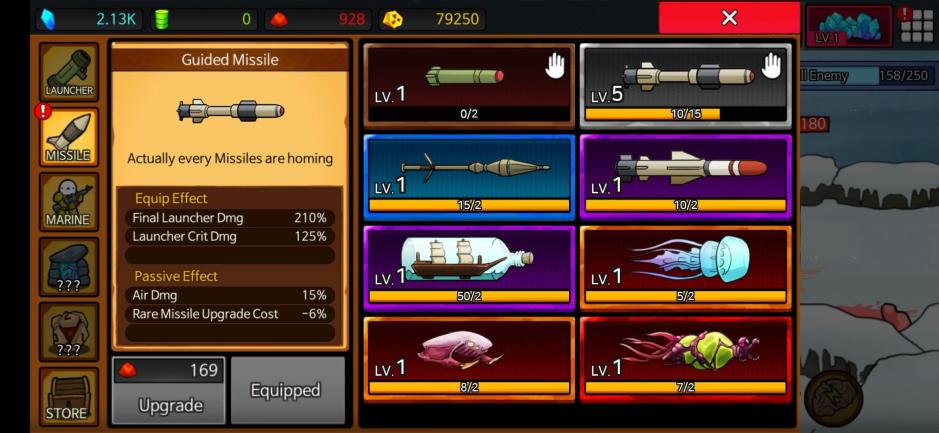 Скриншот #7 из игры Missile Dude RPG: Offline tap tap hero