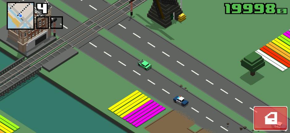 Скриншот #2 из игры Smashy Road: Wanted 2