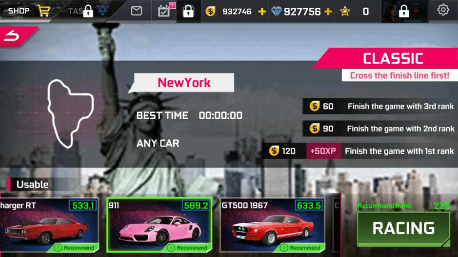 Скриншот #2 из игры Street Racing HD