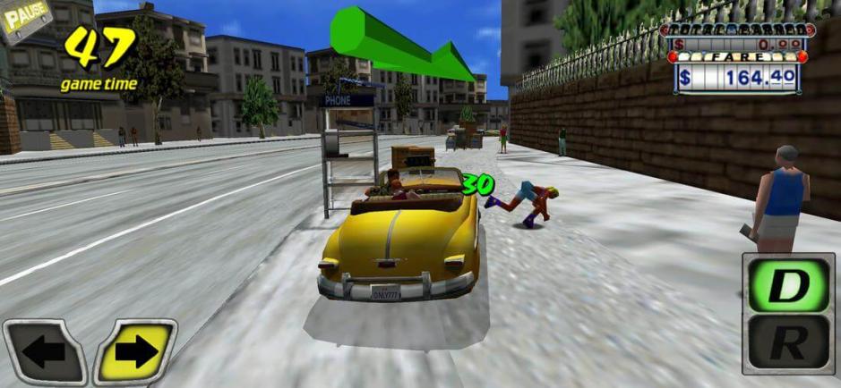 Скриншот #3 из игры Crazy Taxi Classic