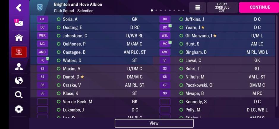 Скриншот #4 из игры Football Manager 2022 Mobile