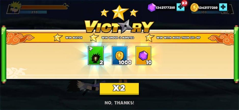 Скриншот #2 из игры Stickman Shinobi : Ninja Fighting