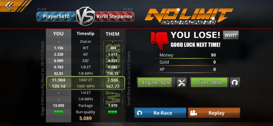 Скриншот #8 из игры No Limit Drag Racing 2
