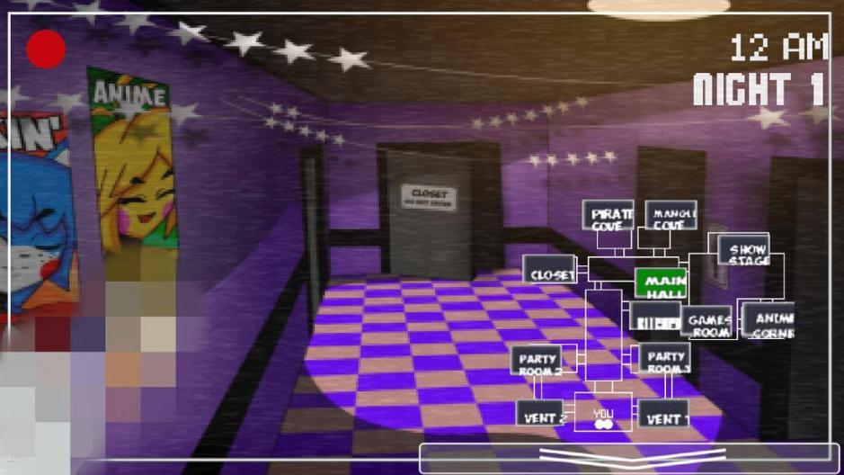 Скриншот #3 из игры Five Nights in Anime