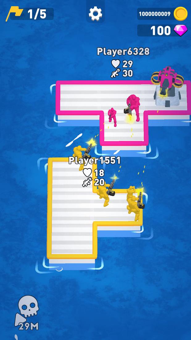 Скриншот #3 из игры War of Rafts: Crazy Sea Battle