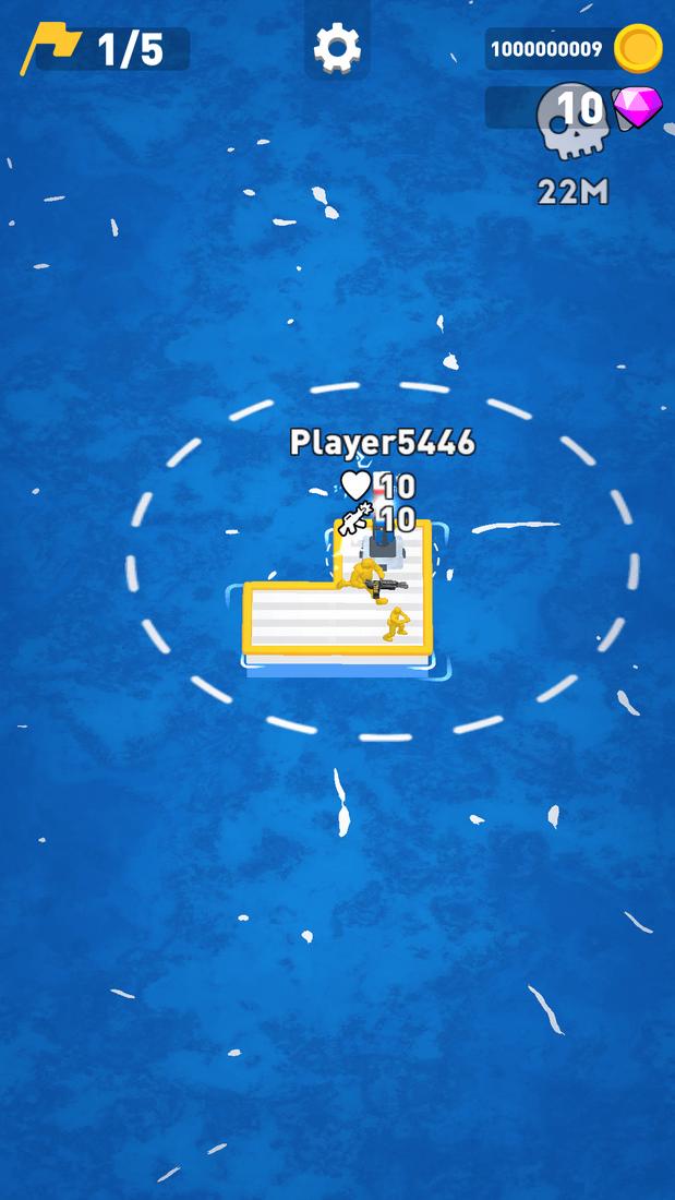 Скриншот #4 из игры War of Rafts: Crazy Sea Battle