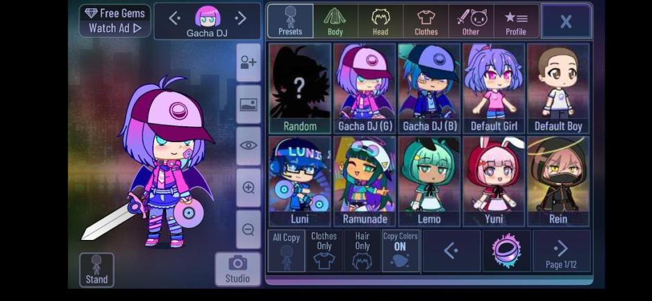 Скриншот #2 из игры Gacha Club
