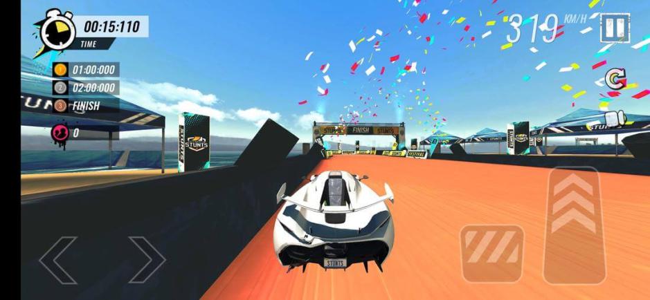 Скриншот #5 из игры Car Stunt Races: Mega Ramps