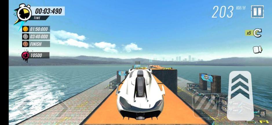 Скриншот #7 из игры Car Stunt Races: Mega Ramps