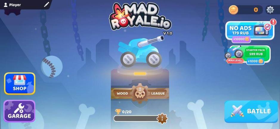 Скриншот #2 из игры Mad Royale io – Tank Battle