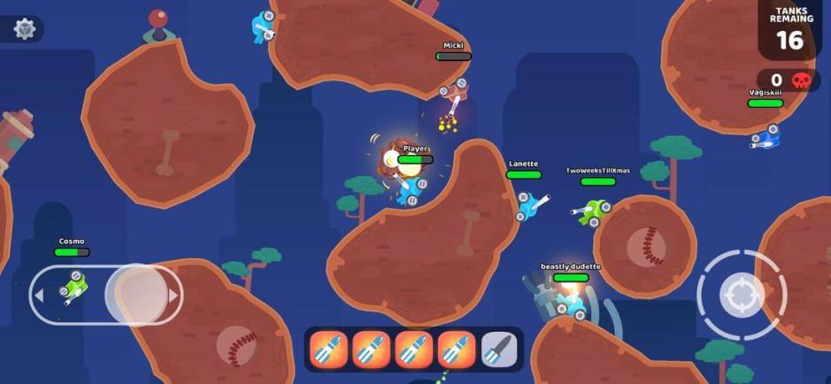 Скриншот #6 из игры Mad Royale io – Tank Battle
