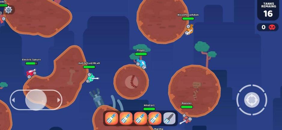 Скриншот #4 из игры Mad Royale io – Tank Battle