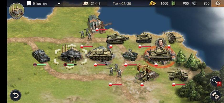 Скриншот #8 из игры World War 2: Strategy Games