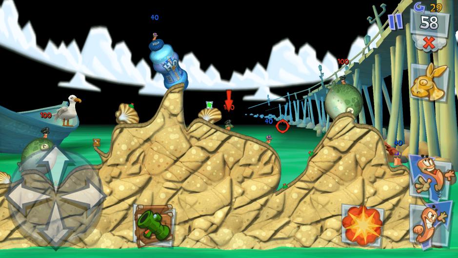 Скриншот #2 из игры Worms 3