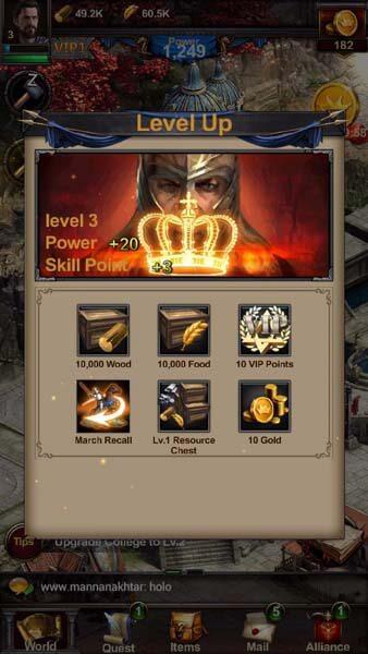 Скриншот #3 из игры Clash of Kings