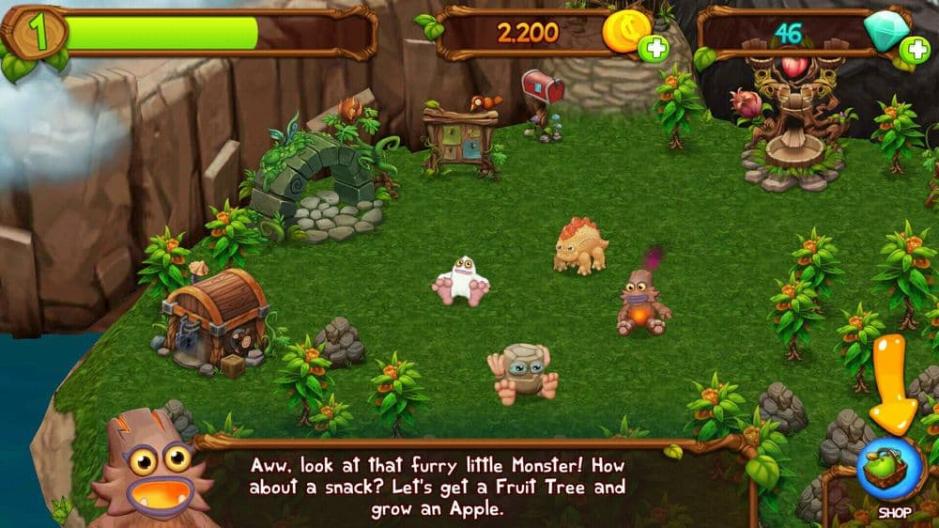 Скриншот #4 из игры My Singing Monsters 2: Dawn Of Fire