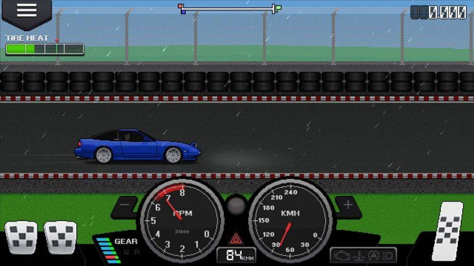 Скриншот #4 из игры Pixel Car Racer