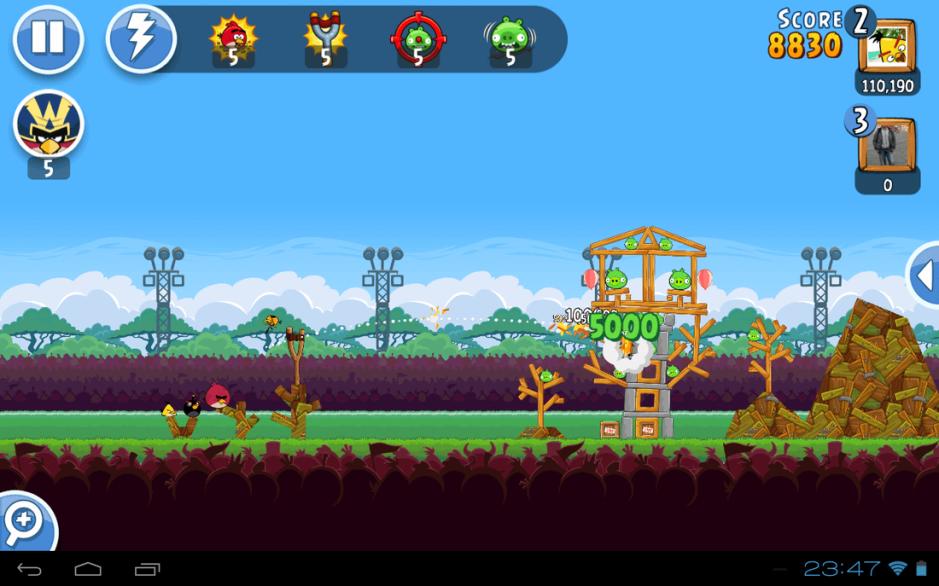 Скриншот #3 из игры Angry Birds Friends